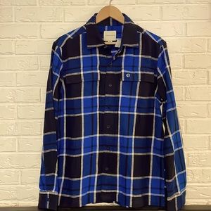Men’s AE American Eagle Plaid Button Down Size M Medium NWT